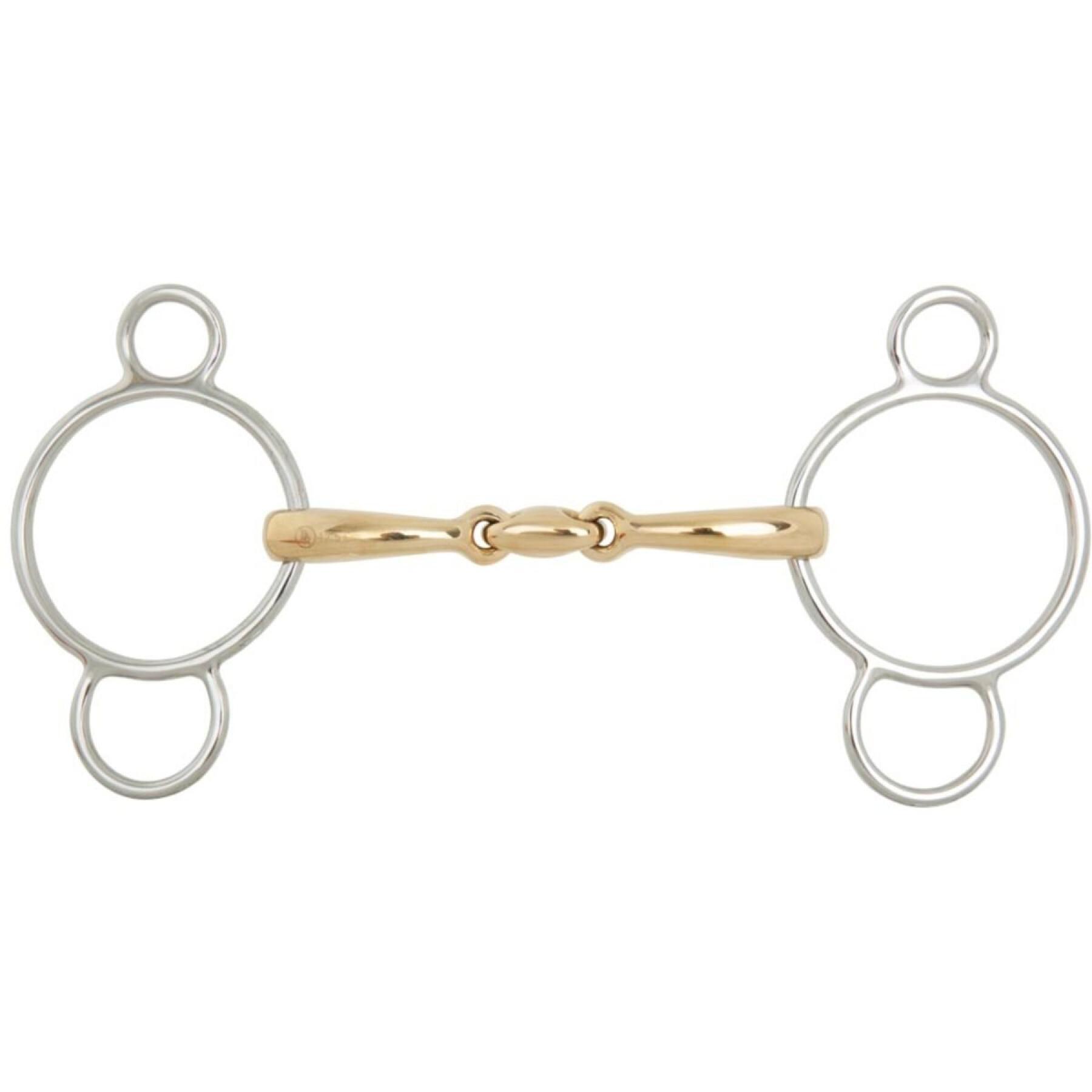 3-Ring Gebiss BR Equitation Soft Contact