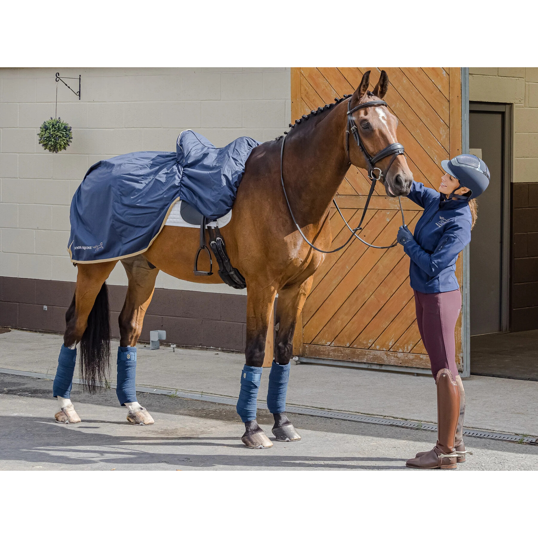 Sommer Nierenabdeckung für Pferd wasserdicht Finer Equine Ride-On