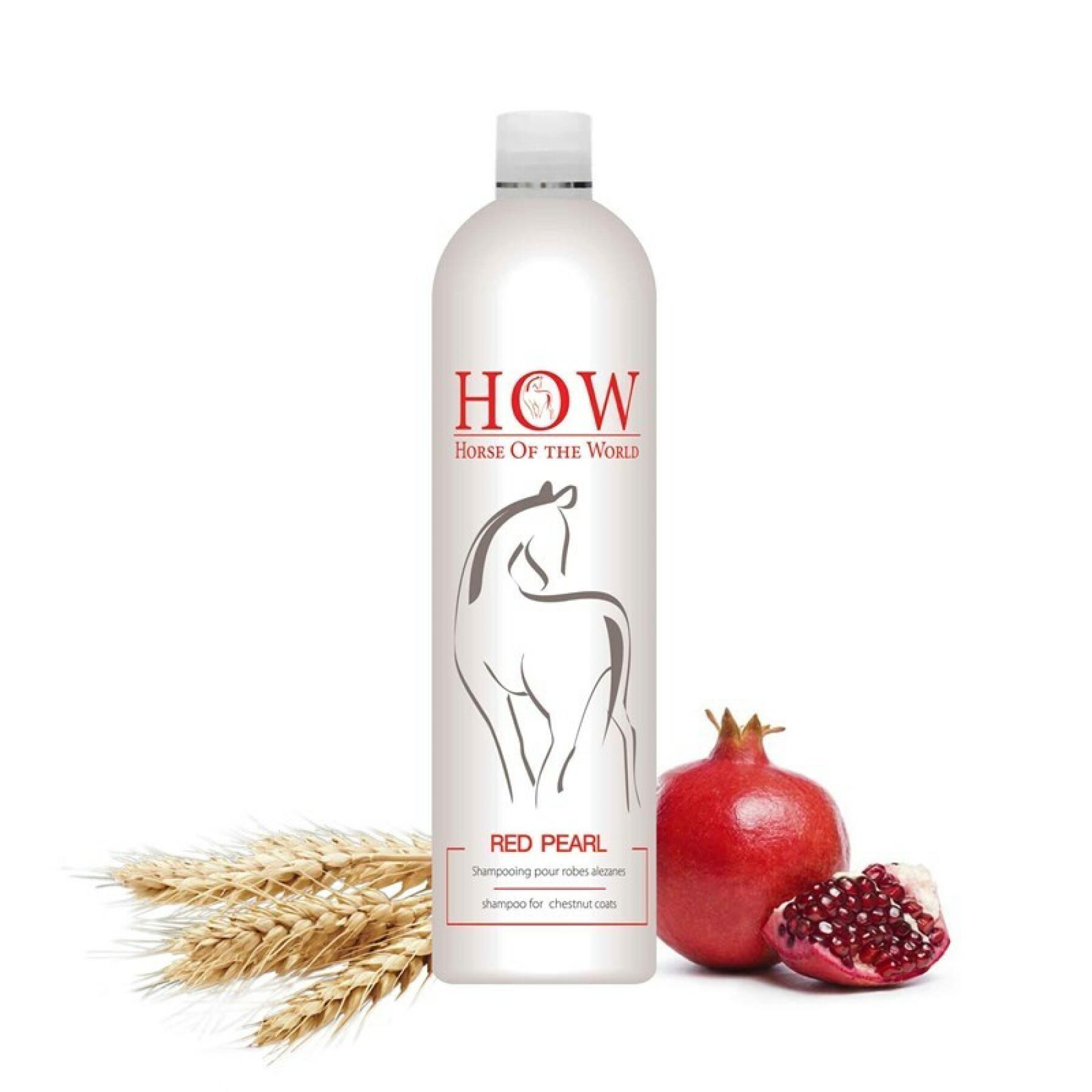 Rotes Shampoo für Pferde Horse Of The World 500 ml