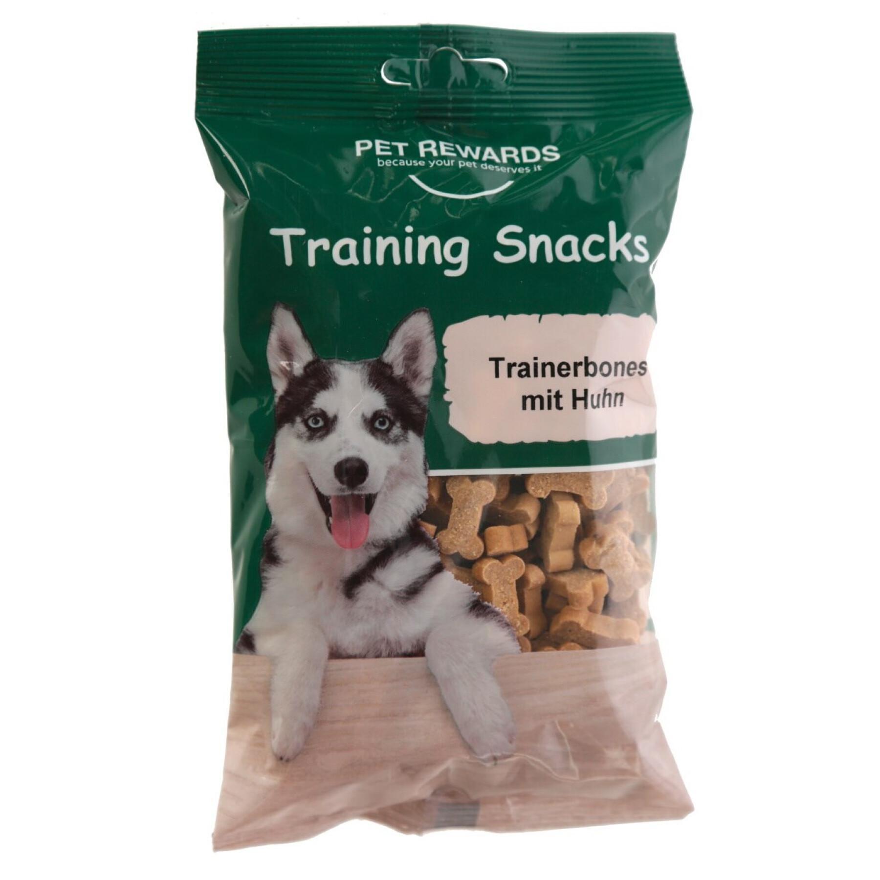12er-Pack Ergänzungsfuttermittel für Hunde Knochen Leckerli Geflügel Kerbl Pet Rewards