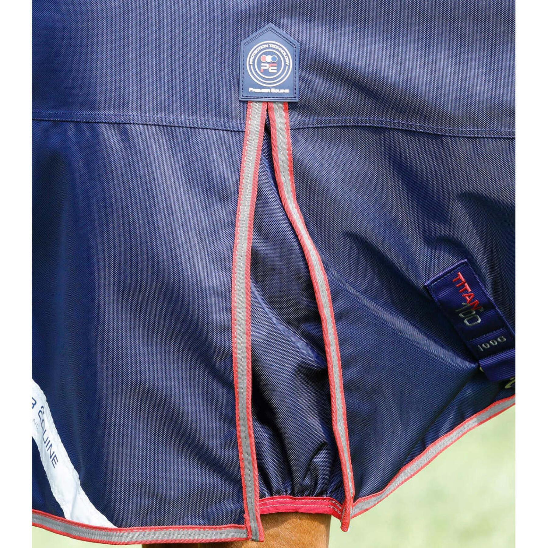 Outdoor-Decke mit Halsteil Premier Equine Titan 100 g
