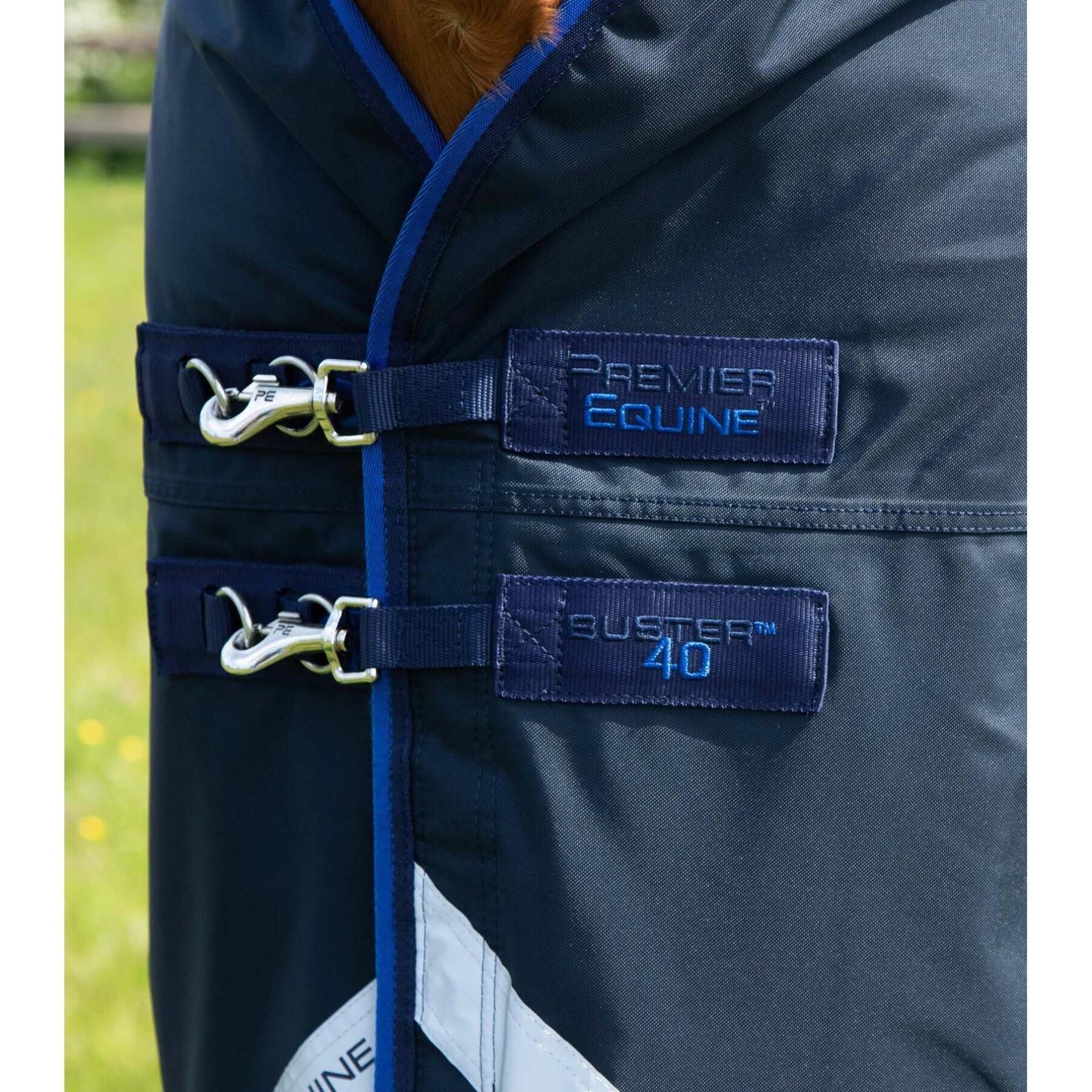 Wasserdichte Outdoor-Decke mit Halsteil Premier Equine Buster 40g
