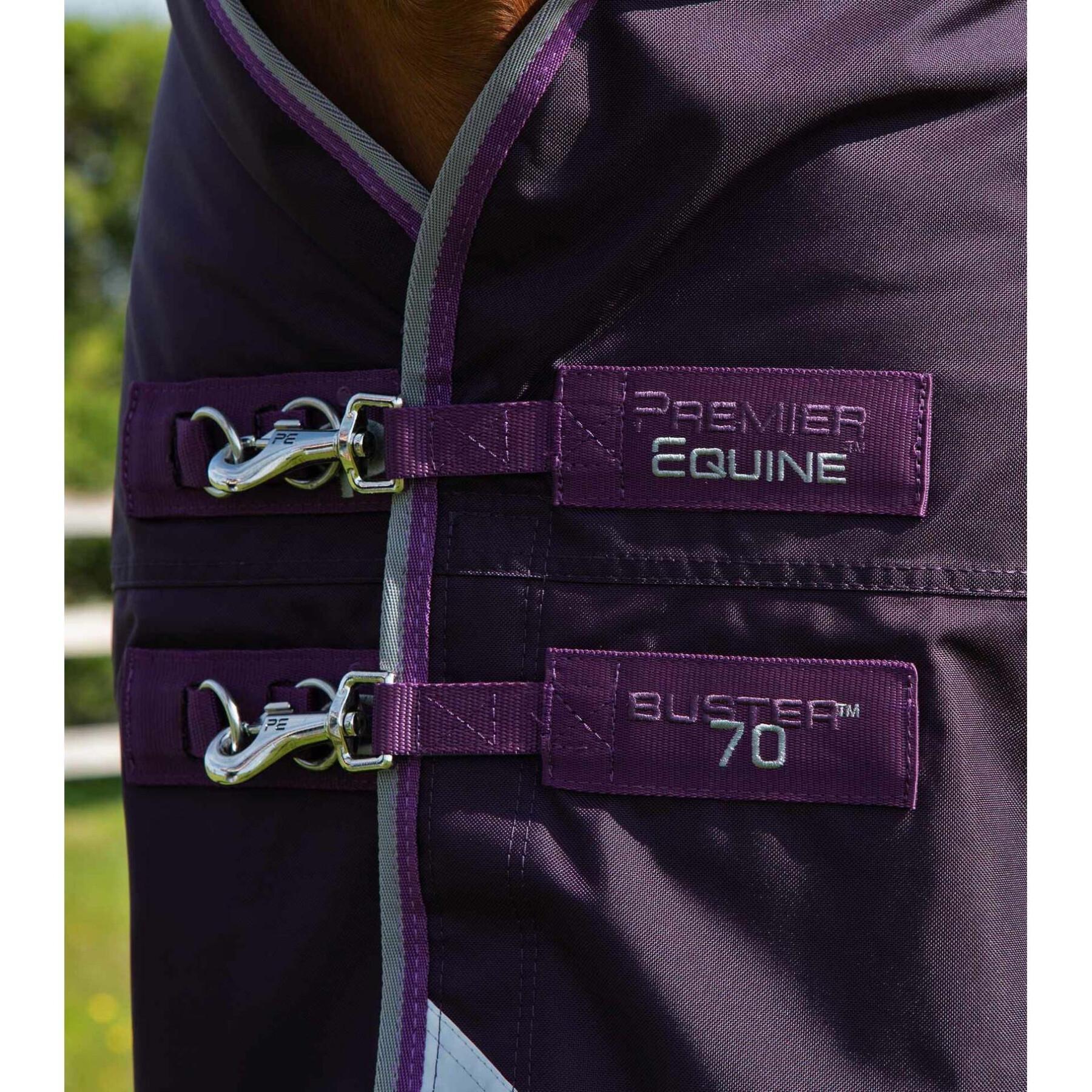 Wasserdichte Outdoor-Decke mit Halsteil Premier Equine Buster 70 g