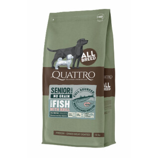 Hundekroketten für alle Rassen ohne Getreide Weißfisch und Krill BUBU Pets Quatro Super Premium