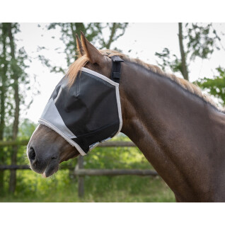 Fliegenhaube für Pferde ohne Ohren QHP Solaire