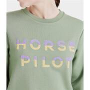 Sweatshirt reiten Damen Horse Pilot Team