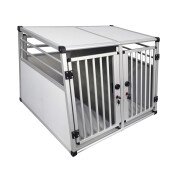 Auto-Transportbox für Hunde Doppel-Aluminium Nobby Pet Nouveau Design