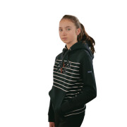 Reitsport-Sweatshirt mit Kapuze, Mädchen Pénélope Océane